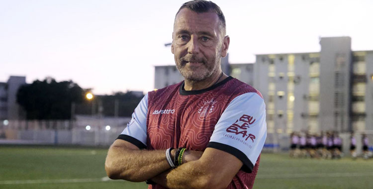 Juan Carlos Quero, entrenador rojillo. Foto: Atlético Espeleño