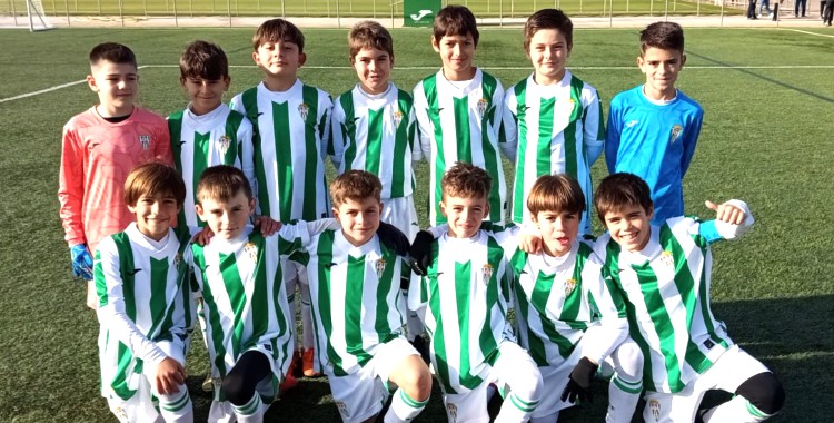 Once inicial del equipo en la victoria ante el Fuente Palmera Foto: Cantera Córdoba CF