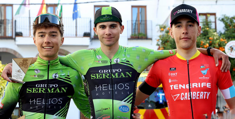 Los corredores del elenco egabrense se hicieron notar en Canillas. Foto: Team Grupo Serman