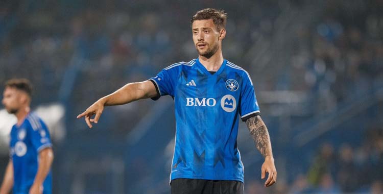 Gabriele Corbo en un partido con el Montreal.