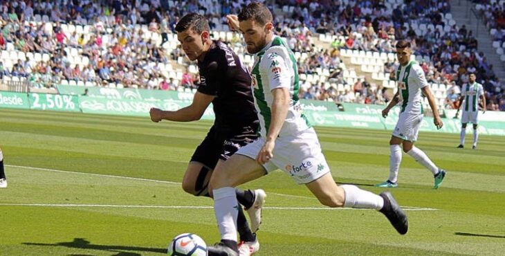 Un momento del último Córdoba-Huesca. Foto: CCF