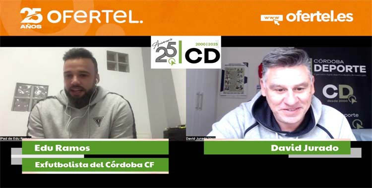 Edu Ramos durante su entrevista con David Jurado.