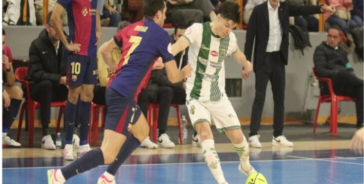 Córdoba Patrimonio vs Barça. Foto:CórdobaFutsal