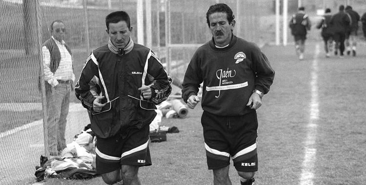 Anquela corre con Tolo Plaza en Jaén.