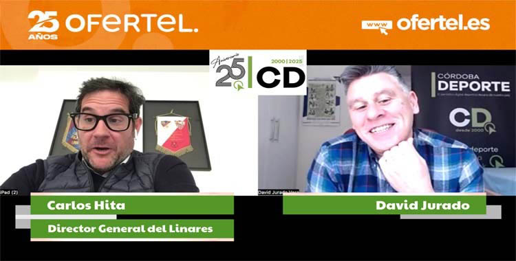 Carlos Hita durante su entrevista de 20 años de fútbol con David Jurado.