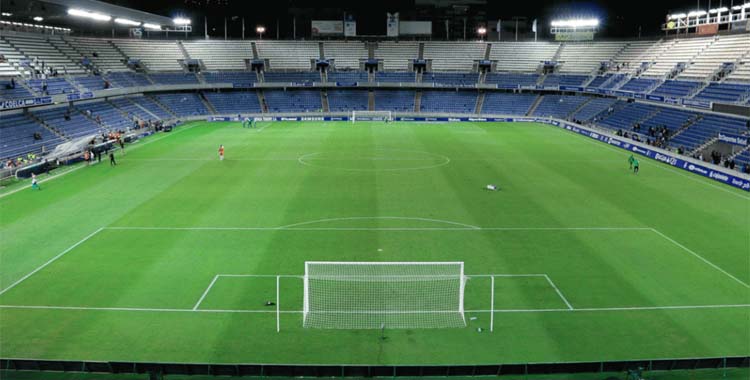 Imagen del Estadio Heliodoro Rodríguez López.