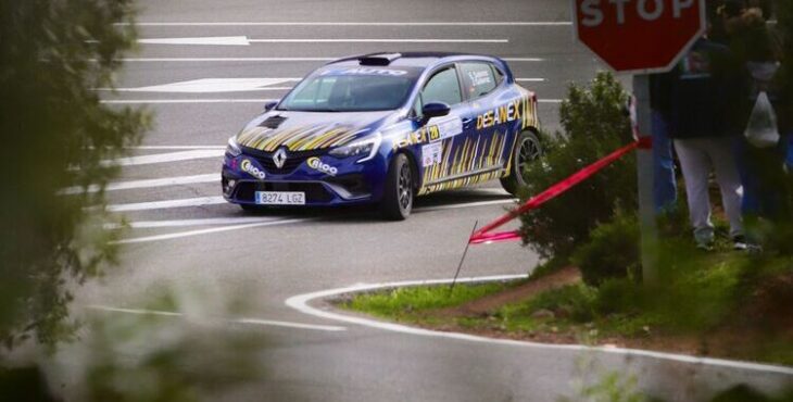 Uno de los participantes en el Rallycrono de Córdoba de 2024, primera fecha de la competición.