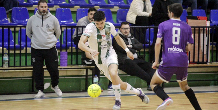 El segundo equipo blanquiverde no pudo con el Malacitano Futsal en el Pabellón Tiro Pichón. Foto: Edu Luque / Córdoba Futsal