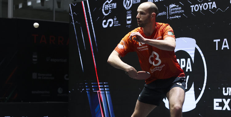 Diogo Carvalho en uno de los partidos recientes del equipo en Tarragona. Foto: RFETM