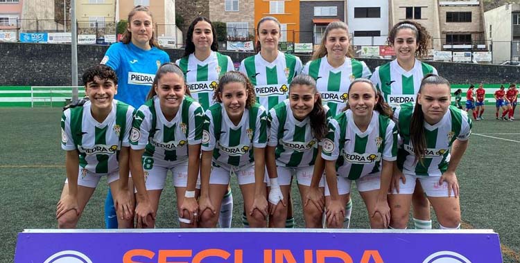 Once del Córdoba Femenino ante el Real Unión de Tenerife.