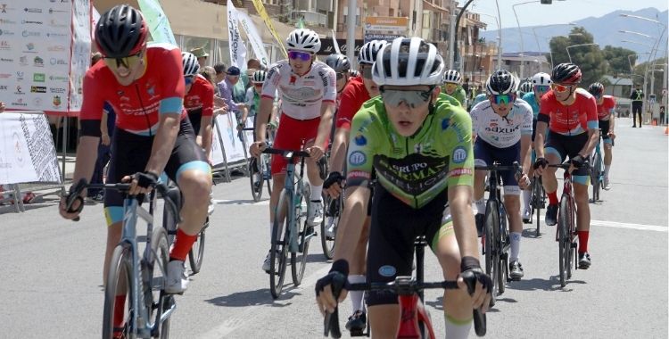 Jesús Moreno en la Vuelta Ciclista de Murcia