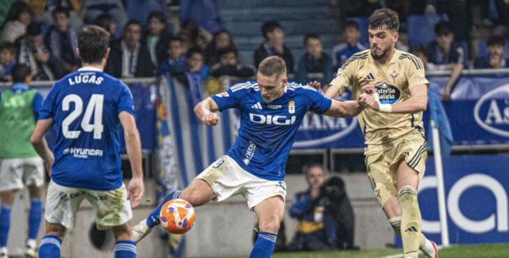 La escuadra ovetense quiere asentarse como mínimo en la zona de play-off