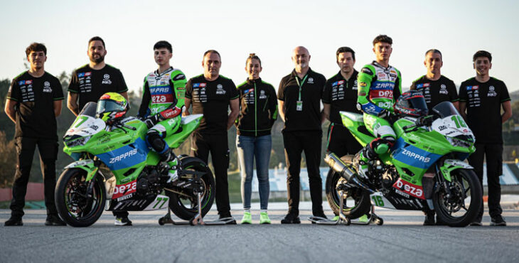 El equipo del Zappas Deza-Box 77 Racing Team listo para brillar en Assen