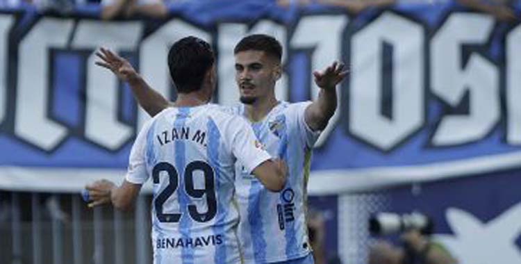 'Chupe' celebra su gol ante el Castellón.