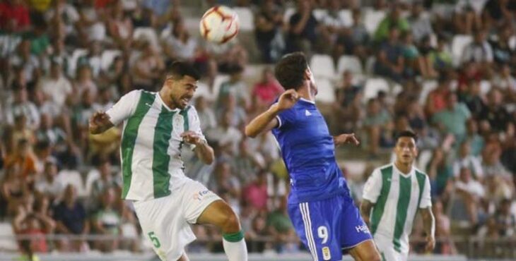 Aythami en la última visita del Oviedo a El Arcángel.