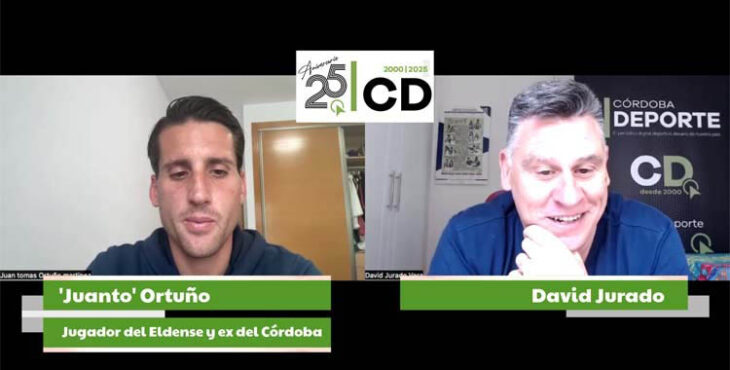 Juanto Ortuño durante su entrevista con David Jurado.