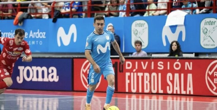 Cecilio Morales en un partido con su equipo. Foto: Movistar Inter