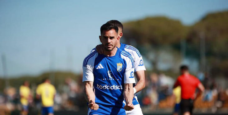 Nané celebrando un gol con el Xerez CD. Foto: Cadena SER