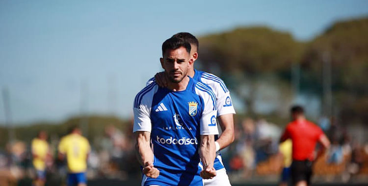 Nané celebrando un gol con el Xerez CD. Foto: Cadena SER