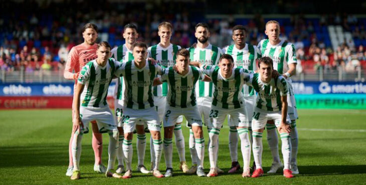 El once del Córdoba CF en Eibar.