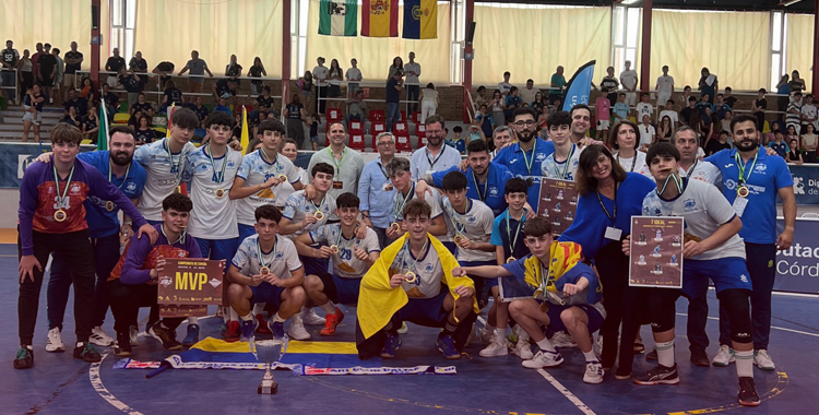 Componentes del ARS cadete tras ganar el Intersector.