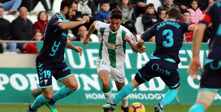 Andrés Martín en el último Córdoba-Albacete.