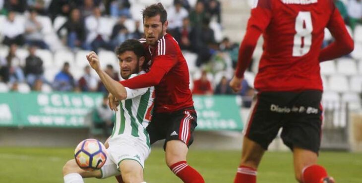 Un lance del último Córdoba-Mirandés en 2017. Foto: CCF