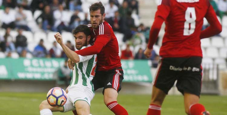Un lance del último Córdoba-Mirandés en 2017. Foto: CCF