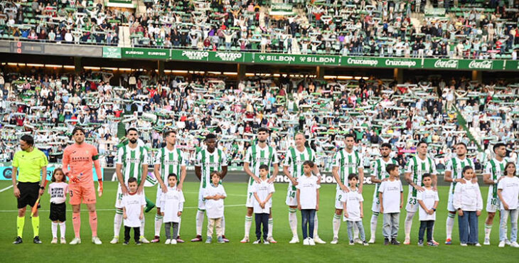 El once del Córdoba ante el Cádiz.