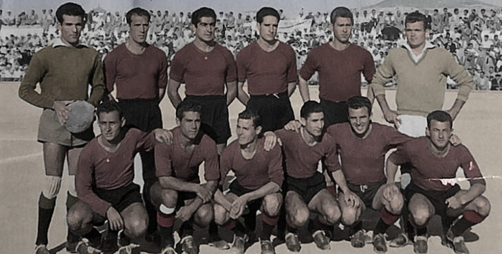 Once del Puente Genil en Segunda en la temporada 1956-57.