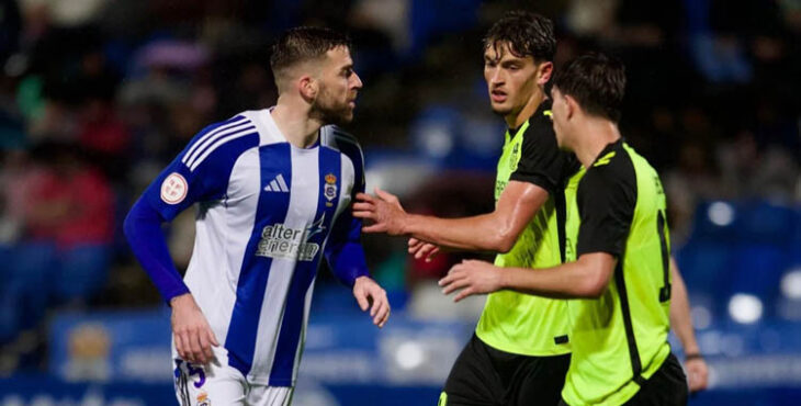 Rafa Gálvez en un partido del Recreativo. Foto: huelva24.com