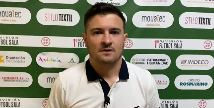 Emanuel Santoro tras el partido ante el Jimbee Cartagena.