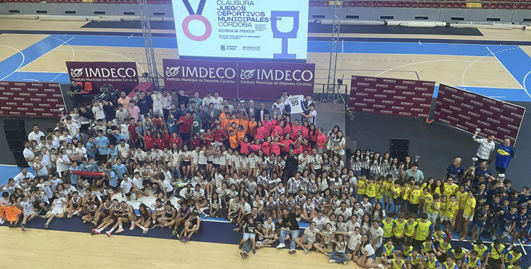 La gran foto final de los Juegos Deportivos Municipales. Foto: IMDECO
