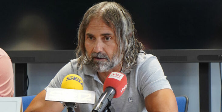 'Juani' Cantero en una rueda de prensa.
