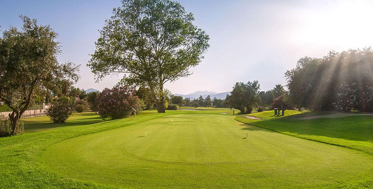 Una imagen del campo de golf de las instalaciones deportivas elegidas por el Córdoba para hacer la pretemporada