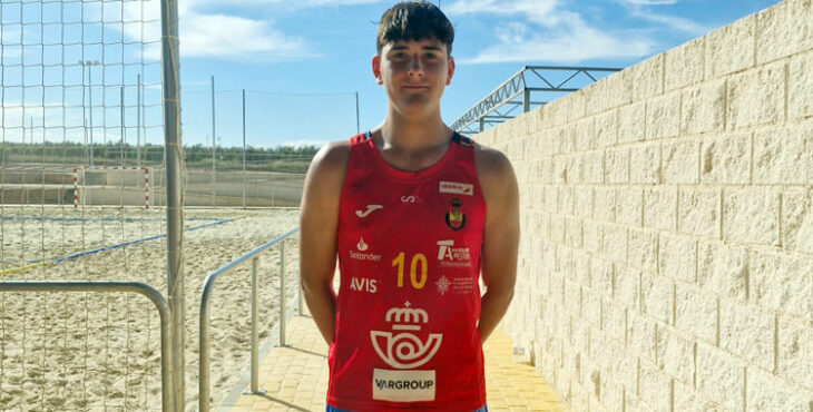Pablo Sánchez con la elástica nacional. Foto: CBM