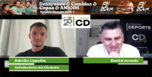 Adri Lapeña durante su entrevista con David Jurado.