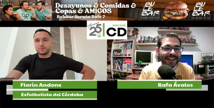 Florin Andone en su entrevista a Cordobadeporte.