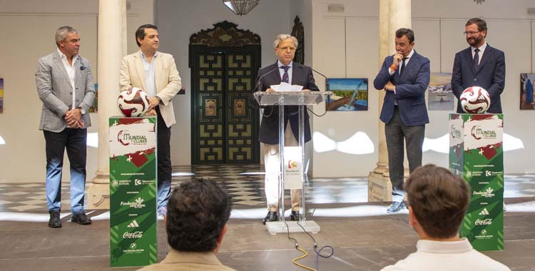 Presentación del Mundial de Clubes sub18 de fútbol.