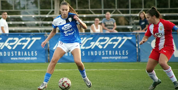 Clara Román en su etapa en el Alhama