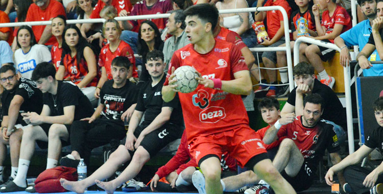 Dani Martín durante la fase de ascenso a División de Honor Plata la pasada campaña. Foto: Rafa Barroso / CBM
