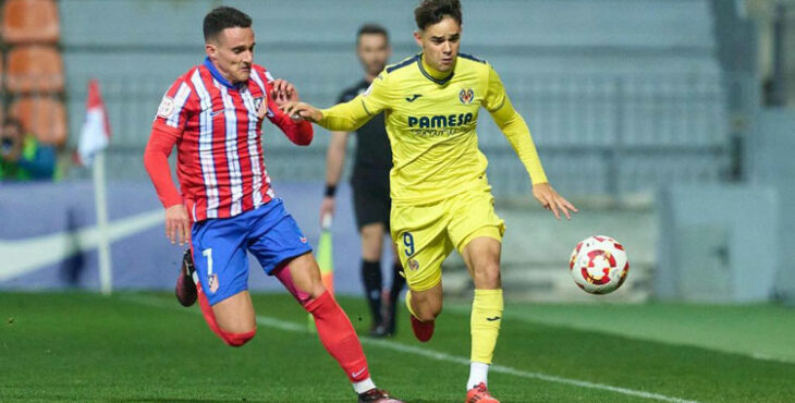 Diego Bri en un partido con el Atlético de Madrid B ante el Villarreal B, donde por cierto también podría volver a pescar el Córdoba