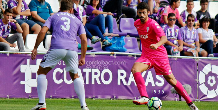 Un lance del último Valladolid-Córdoba de liga. Foto: CCF