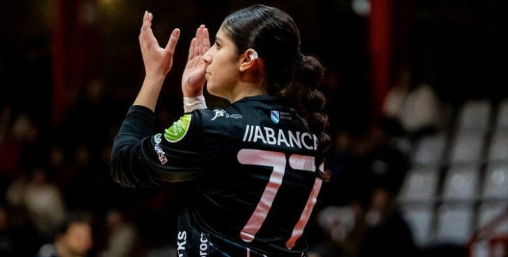 Inma Garcia en un partido de la pasada temporada. Foto cedida por Adesal Córdoba