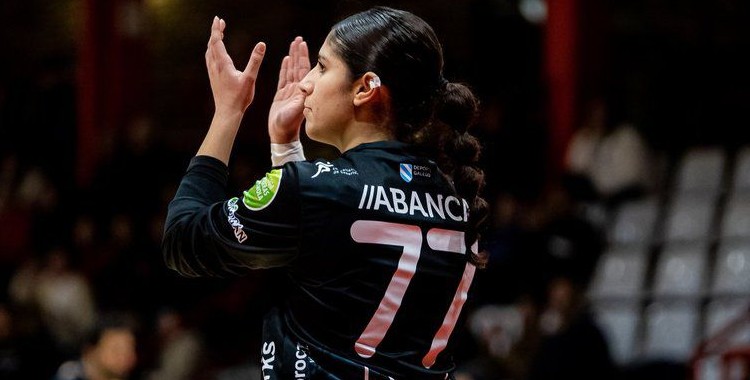 Inma Garcia en un partido de la pasada temporada. Foto cedida por Adesal Córdoba