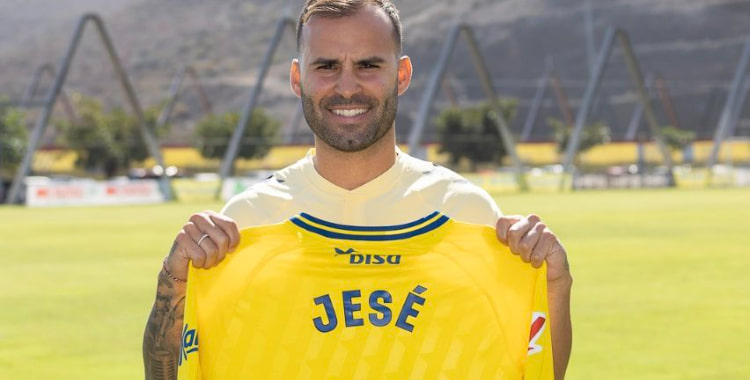 Jesé, de nuevo de amarillo. Foto: UD Las Palmas