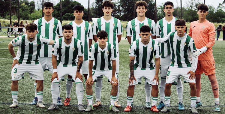 Una formación del Juvenil A del Córdoba en la temporada 2024-25. Foto: CCF