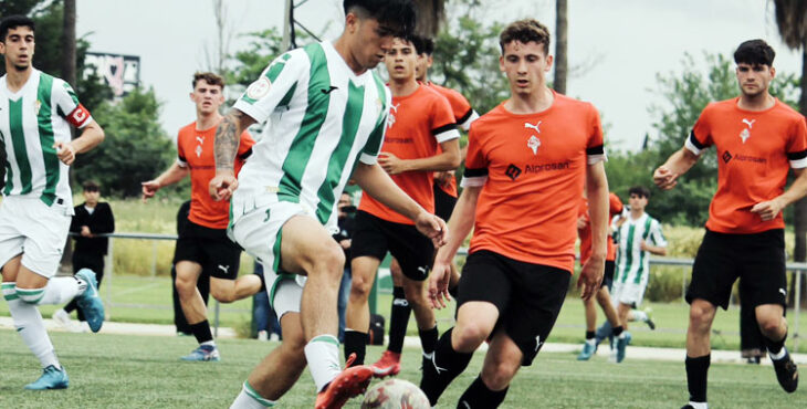 Un lance del último partido del Juvenil A del Córdoba en la temporada 2024-25. Foto: CCF