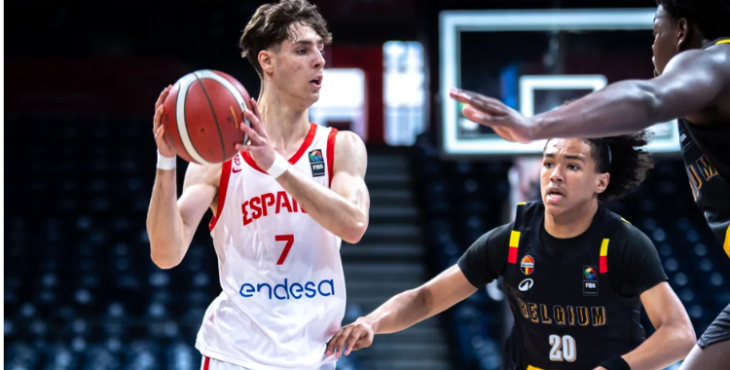 Guillermo del Pino en el Europeo sub-18