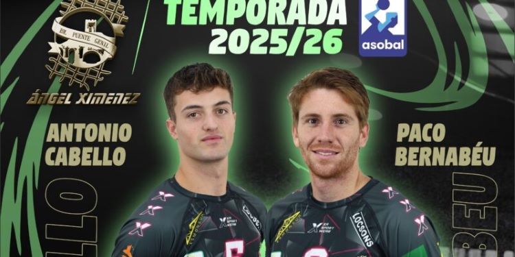 Antonio Cabello seguirán creciendo en el equipo de su pueblo con el apoyo en el extremo de Paco Bernabéu.